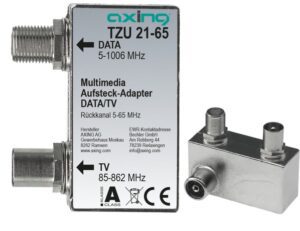 Multimedia adapter DATA / TV za kabel modem AXING TZU 21-65