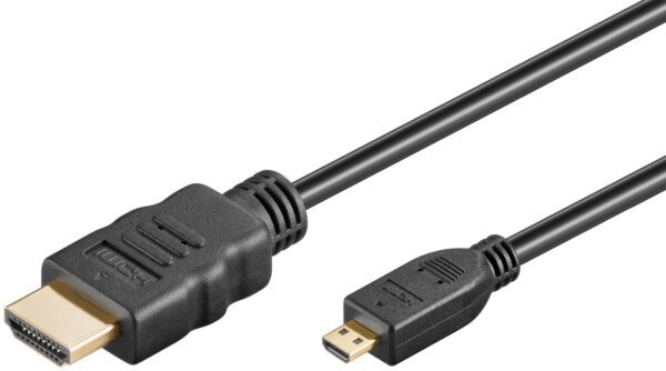 kabel HDMI-m / Micro HDMI-m 0,5m UHD 4K