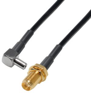 Konektor SMA-ž / TS9-m kutni kabel