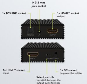 HDMI audio extractor 4K30Hz
