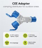 Camping adapter CEE-m / 2x CEE-ž