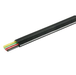 Telefonski kabel 4-žilni Cu crni 1m