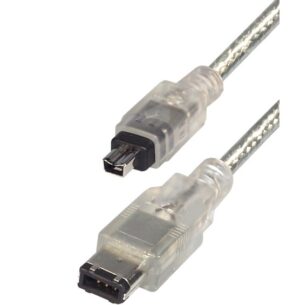 DV kabel FireWire 400 4pin/6pin 2m