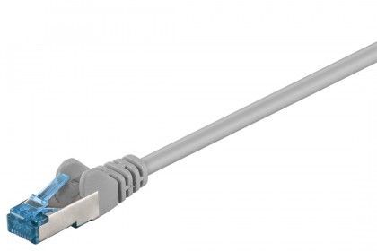 TI6ASFLS-01,5G Patch kabel CAT6A S/FTP PIMF LSZH Cu 1,5m sivi