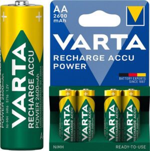 Baterija 1,2V AA 2600mAh NiMH punjiva Varta 4kom