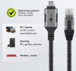Kabel USB-C-m / RJ45 1,5m