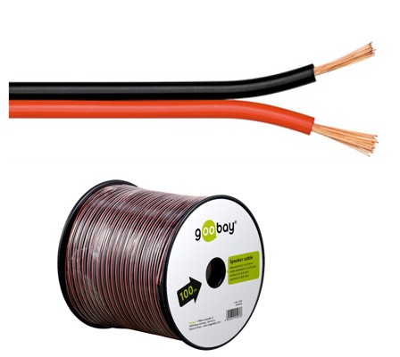 KL4-100RSI Kabel za zvučnik 2×4mm2 crveno crni 100m CCA