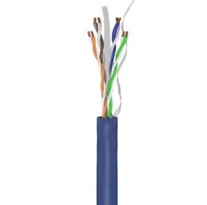 Kabel CAT6A U/UTP kruti Cu neoklopljen LSZH plavi 50m