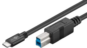 Kabel USB-C-m / USB B-m USB3.0 1m