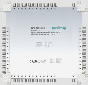 Multiswitch 13/24 premium line AXING SPU 1324-09S