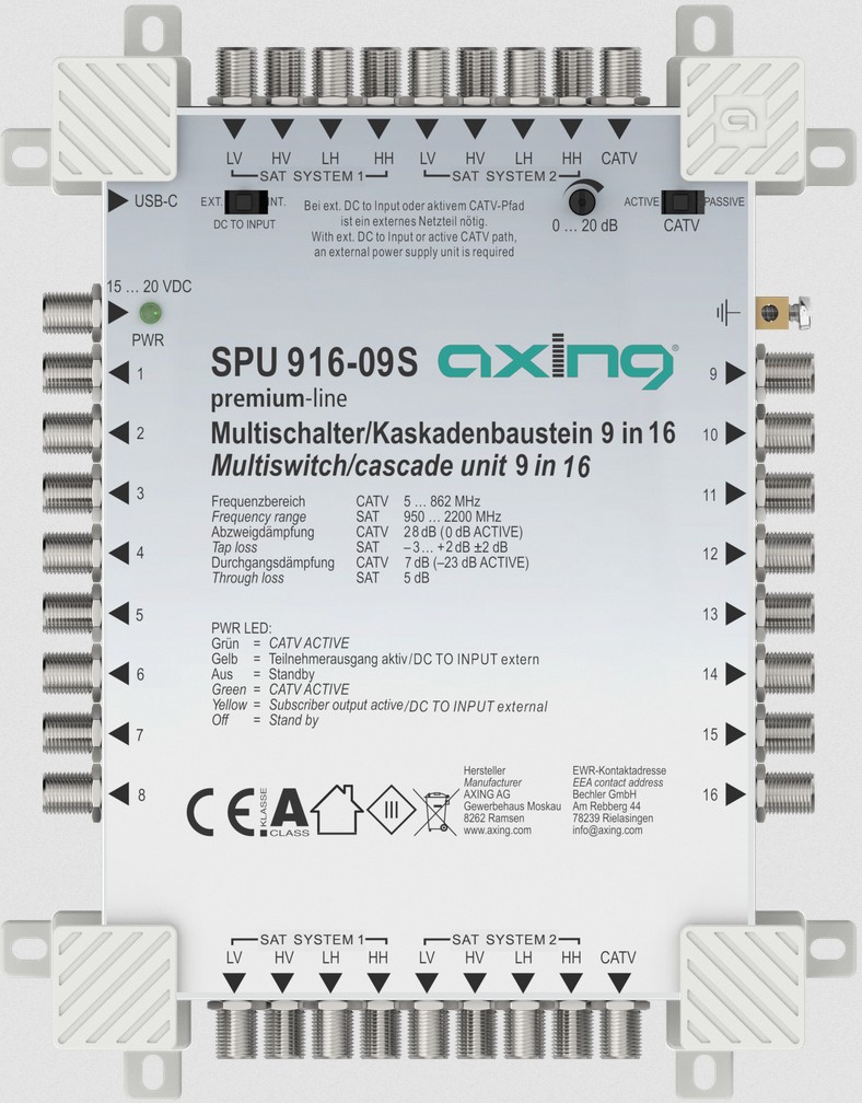 SPU916-09S_1 Multiswitch 9/16 premium line AXING SPU916-09S