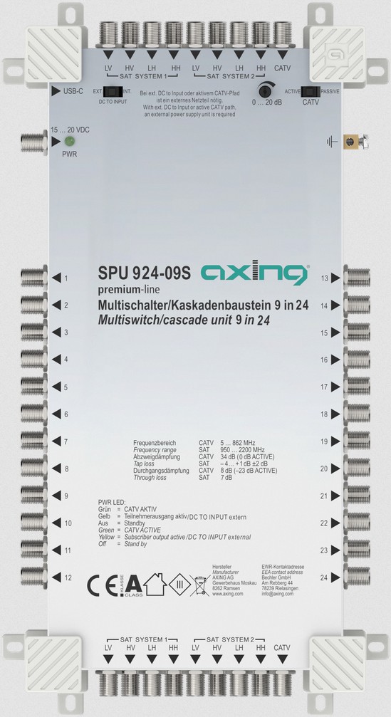 SPU924-09S Multiswitch 9/24 premium line AXING SPU924-09S