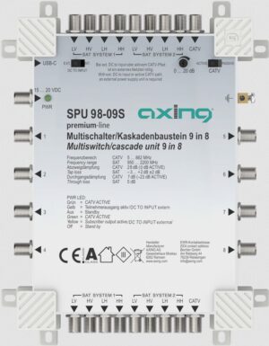 Multiswitch 9/ 8 premium line AXING SPU98-09S