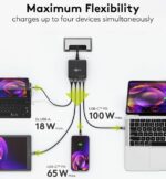USB punjač USB-C PD GaN x2 USB A QC x2 100W