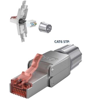Konektor RJ45 CAT6 STP bezalatni do 5-8,5mm